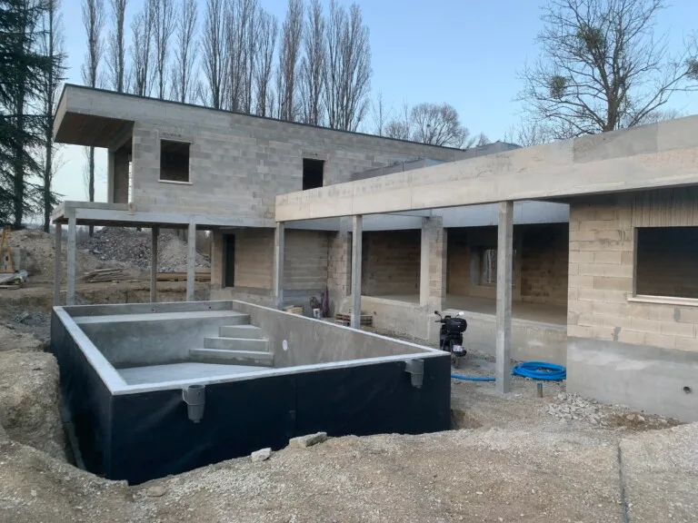 Construction maison d'architecte par maçonnerie Rouget
