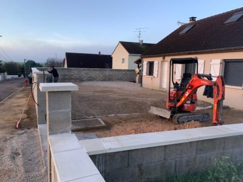 Construction muret - SARL Rouget Sébastien