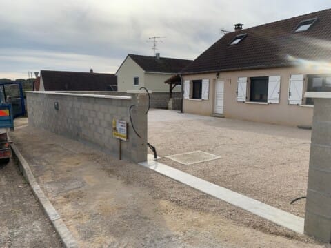 Construction muret - SARL Rouget Sébastien