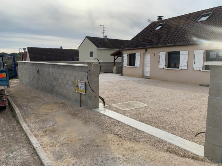 Construction muret - SARL Rouget Sébastien