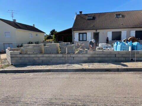 Construction muret - SARL Rouget Sébastien