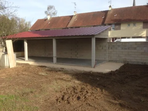 construction maçonnerie carport - SARL Rouget Sébastien