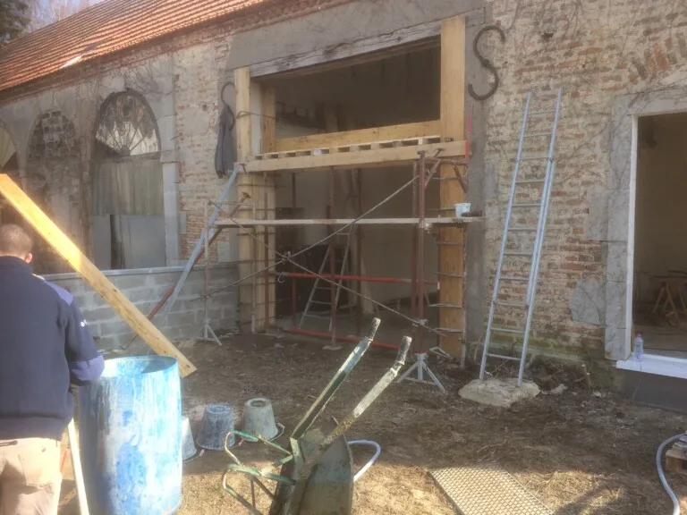rénovation entrée grange - SARL Rouget Sébastien